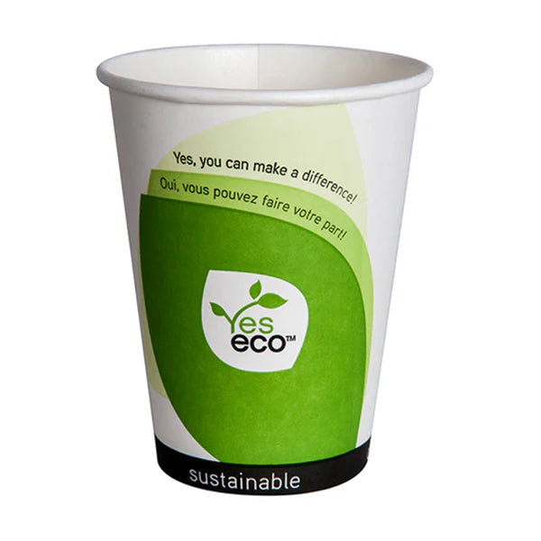 Yes Eco Yeseco Pla Printed Hot Cups 10 oz 50 ct