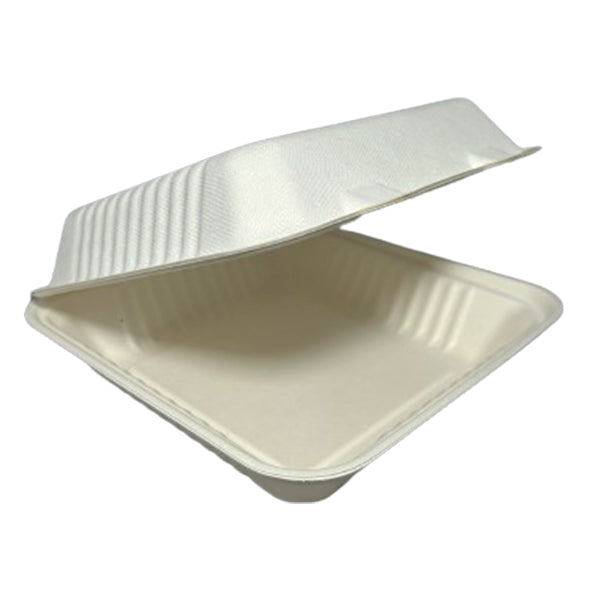 Newwave 9in Bagasse Clamshell 50 ct