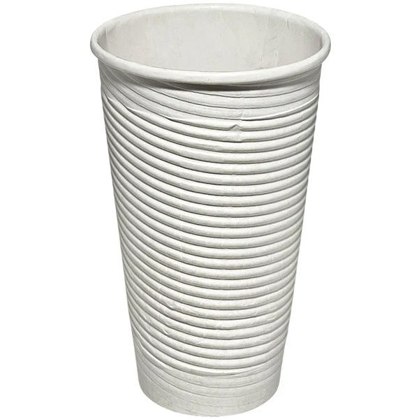 E2e Foodpack 20 oz Insulated Single Ripple Hot Cup 25-Pack