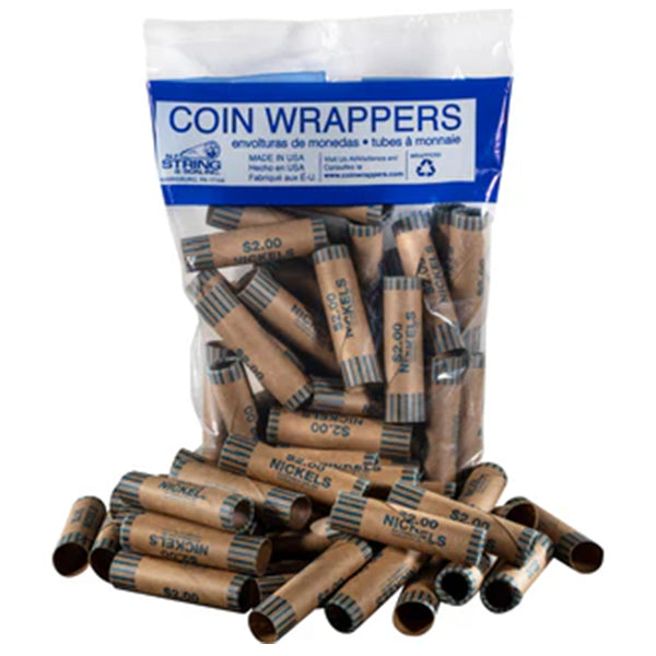 Conglom N.f.s. Paper Coin Rollers $0.05 36 ct
