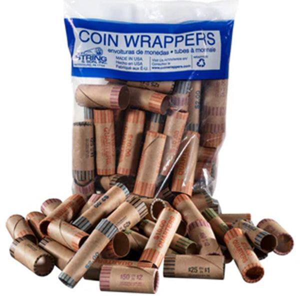 Conglom N.f.s. Paper Coin Rollers Asst 36 ct