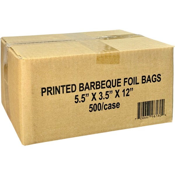 NUVO Printed Bbq Foil Bags 500 ct