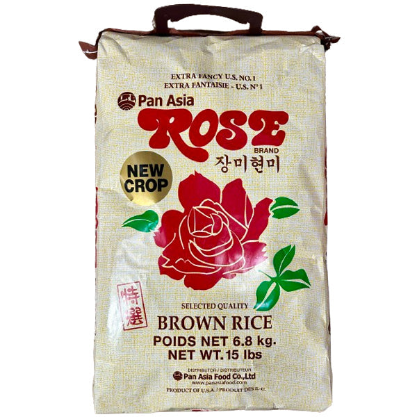 Pan Asia Rose Brown Rice 15LB