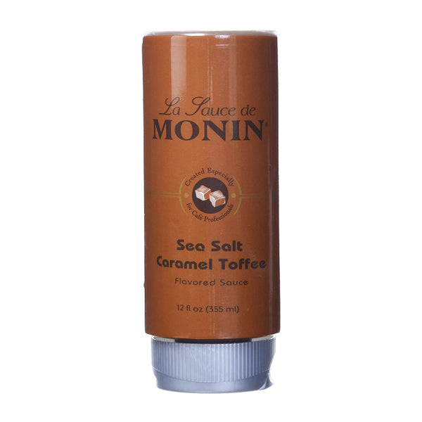 Monin Sea Salt Caramel Toffee Sauce 12 oz