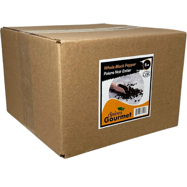 Spices Gourmet Whole Black Pepper 5LB