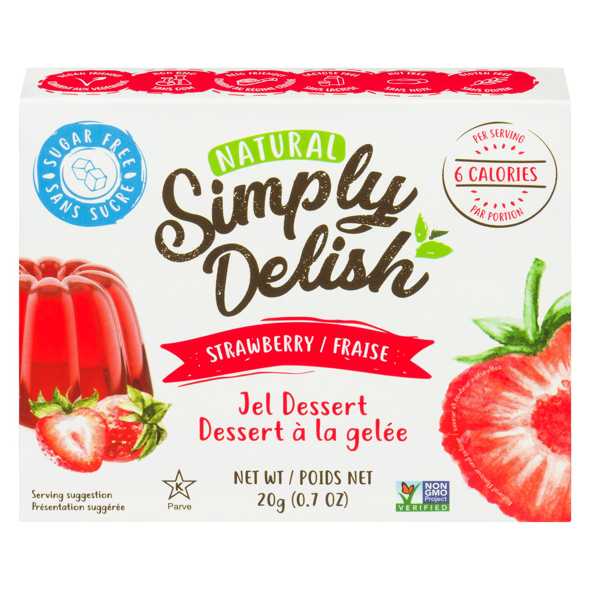 Simply Delish Strawberry Dessert 20 g