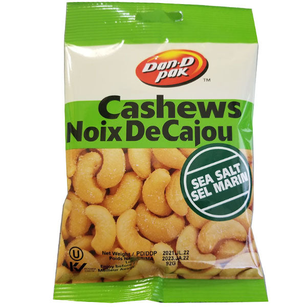 Dan D Pak Cashews Salted 92 g