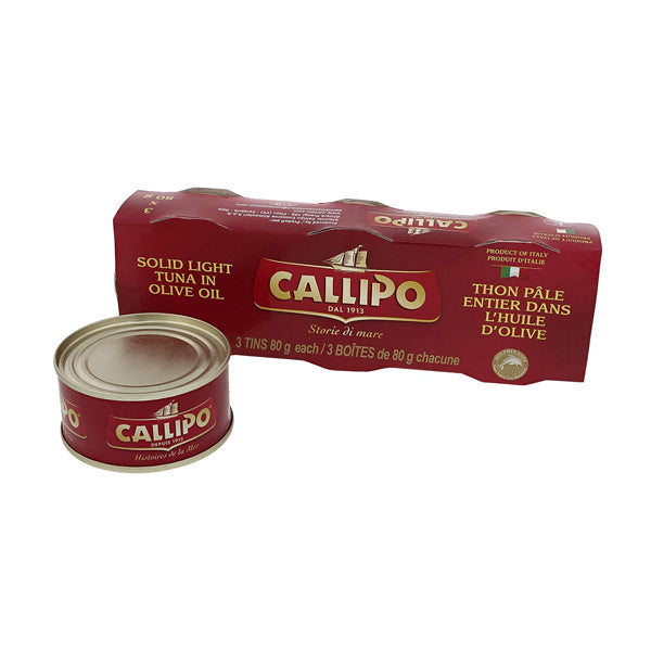 Callipo Solid Tuna in Oil 3x65 g