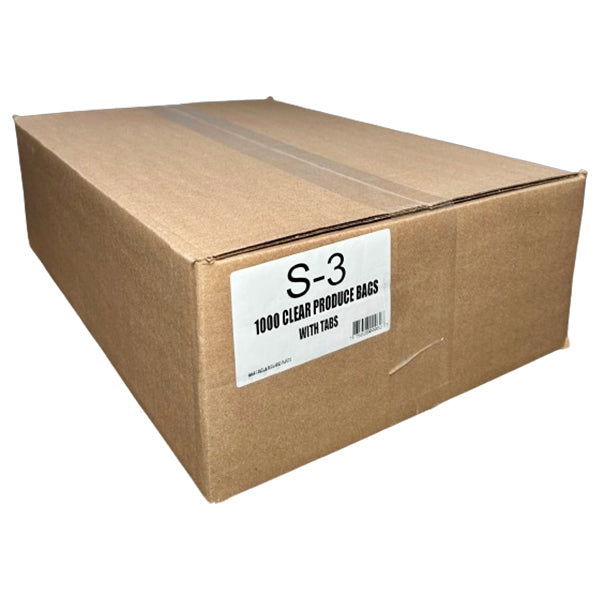 Petro S3 Clear Produce Bags 6X21 1000 ct