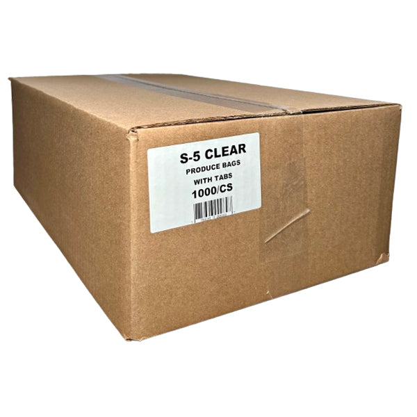 Petro S5 Clear Produce Bags 7X23 1000 ct