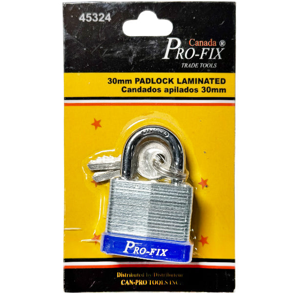 Pro-fix 30mm Laminated Padlock