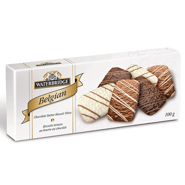 Waterbridge Belgian Chocolate Butter Biscuit 100 g