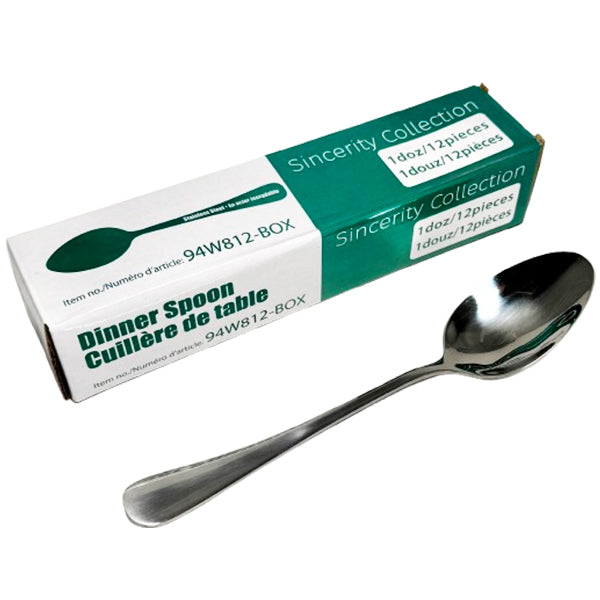 Todays Product Stainless Steel Deluxe Dinner Spoon 12 ct
