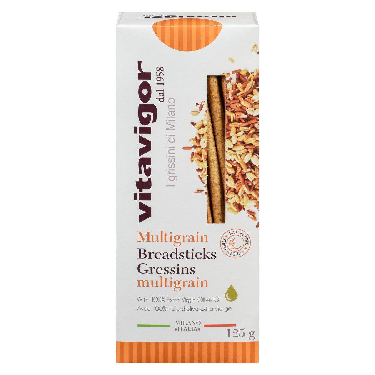 Vitavigor Breadsticks Multigrain 125 g