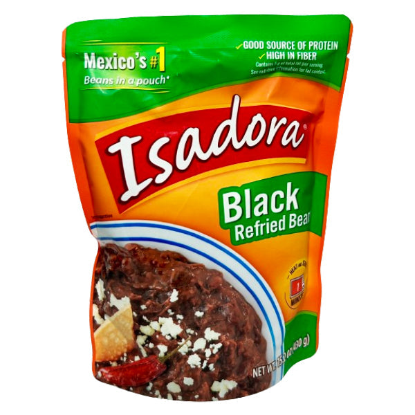 Isadora Refried Black Beans 430 g