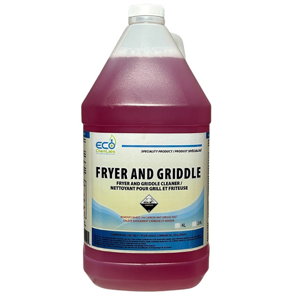 Eco Chemlabs Fryer Griddle Cleaner 4x4 L
