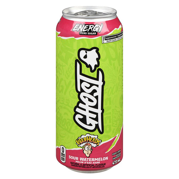 Ghost Energy Warheads Sour Watermelon 473 mL