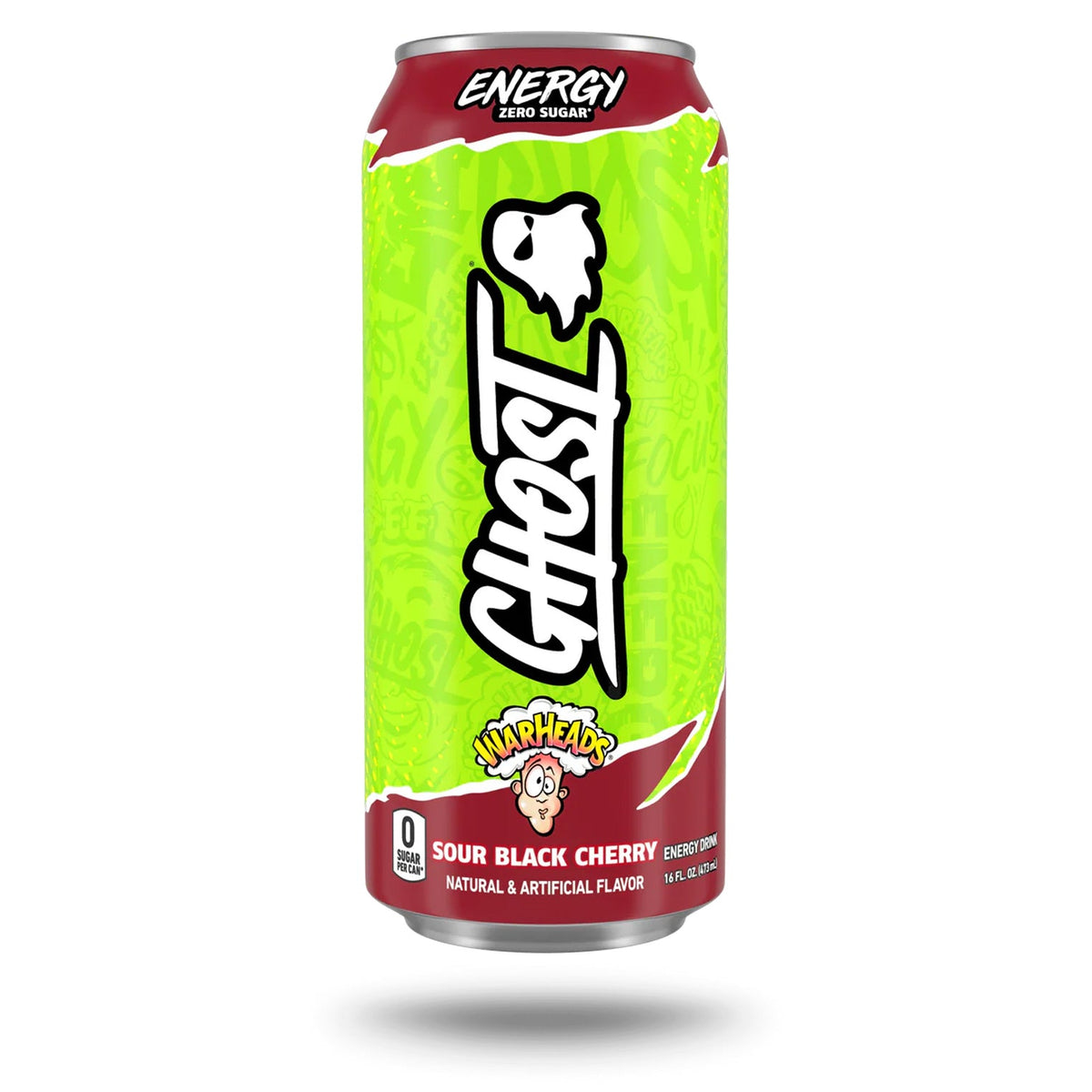 Ghost Energy Warheads Sour Black Cherry 473 mL