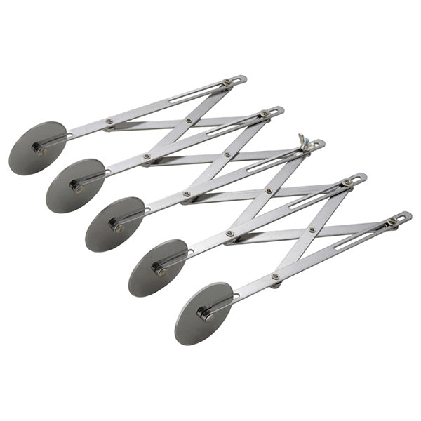 Winco 5 Wheel Dough Dividers W/adjustable Wheels