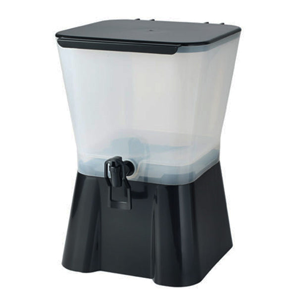 Winco Sq Plastic Beverage Dispenser Hands Free