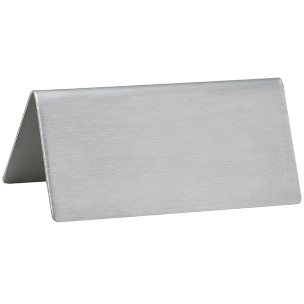 Winco Ss Tent Blank Sign
