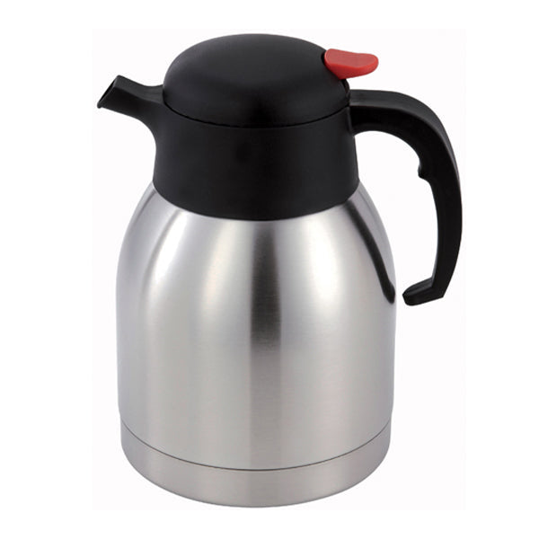 Winco 1.5 L Insulated Carafe w/ Push Button