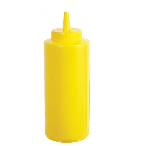 Winco Squeeze Bottle Yellow 24 oz 6 ct