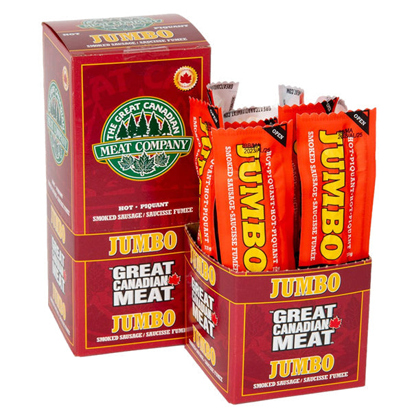 The Great Canadian Jumbo Smokes Sausage Hot 72 g