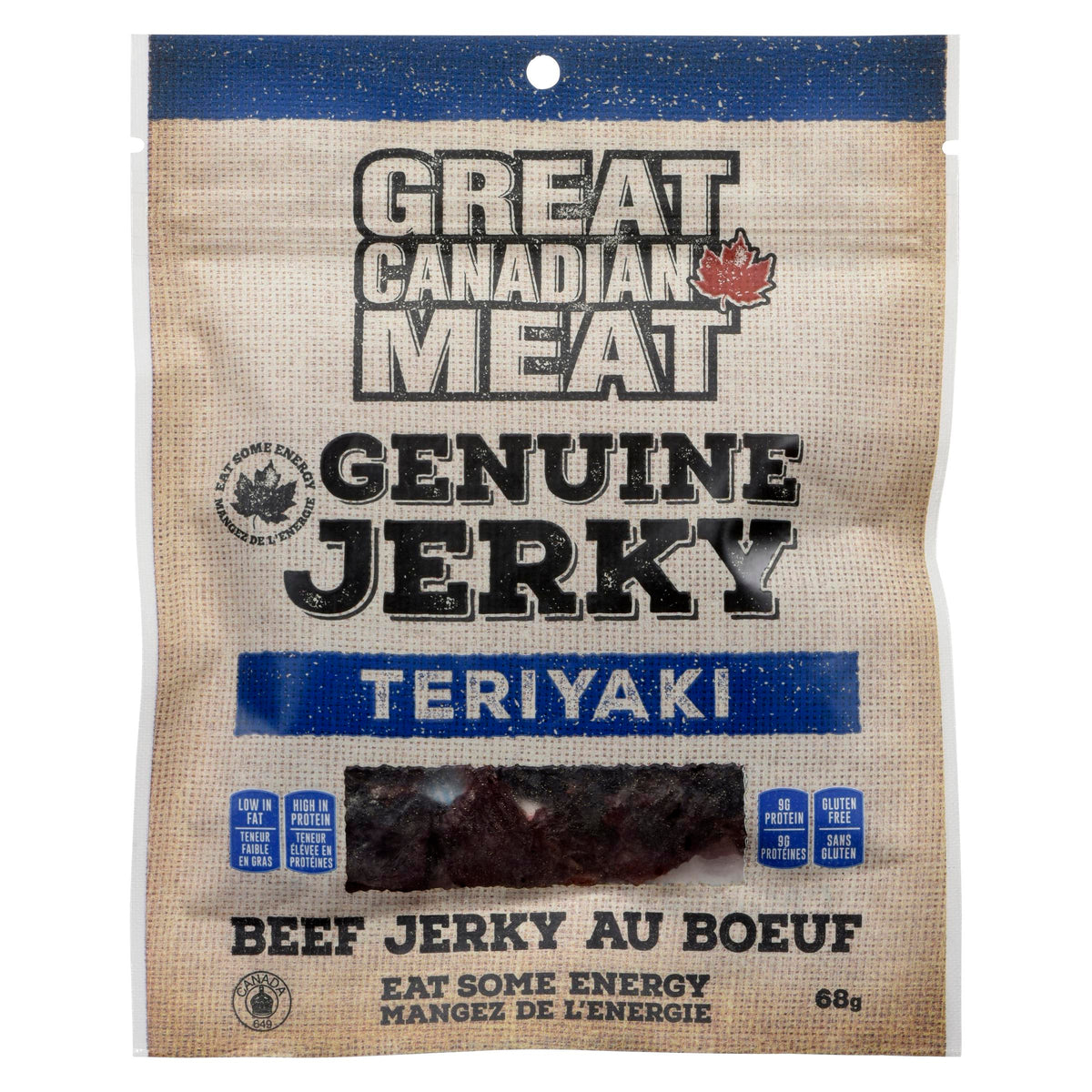 The Great Canadian Teriyaki Beef Jerky 68 g
