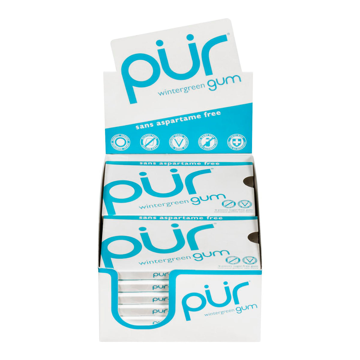 PUR Gum Wintergreen Blister 9 pc