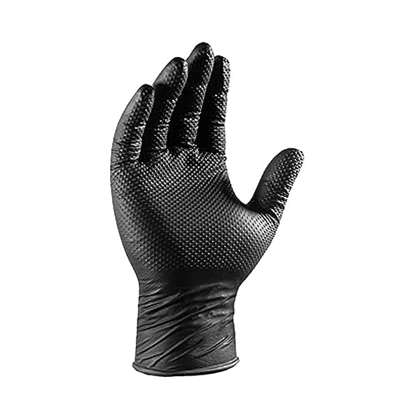 Precision Grip Nitrile 2XL Powder Free Gloves Black 90 ct