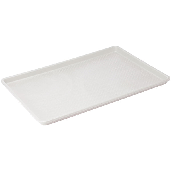 Winco 18" X 26" Plastic Tray White (nft)