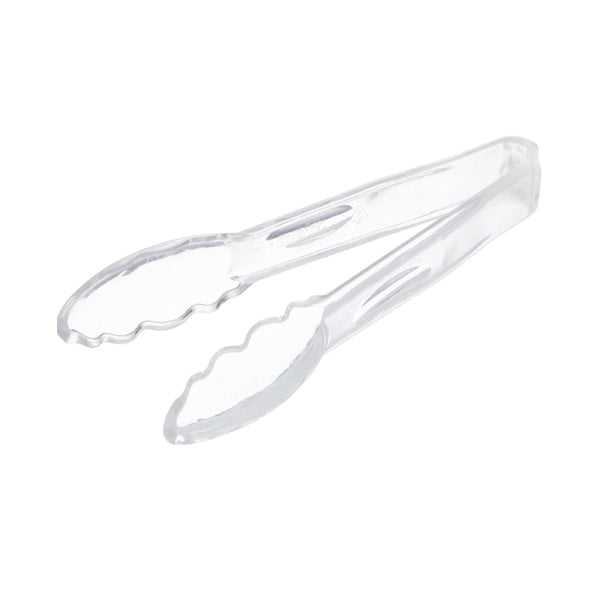 Winco 6in Polycarbonate Utility Tongs Clear