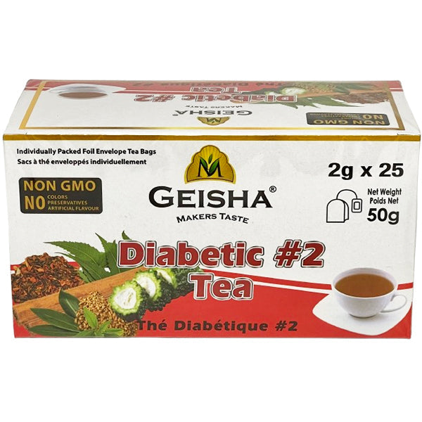 Geesha Diabetic Tea #2 25-Pack