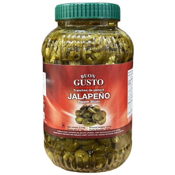 Buon Gusto Jalapeno Pepper Slices 4x4 L