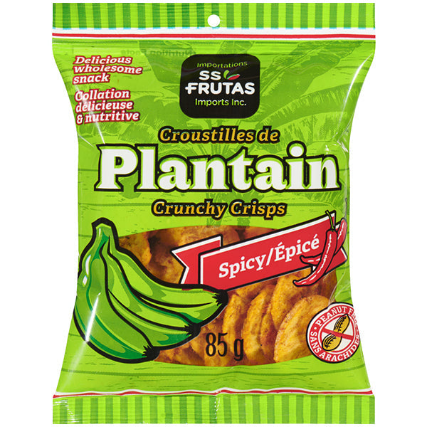 Ss Frutas Plantain Crisps Spicy 85 g