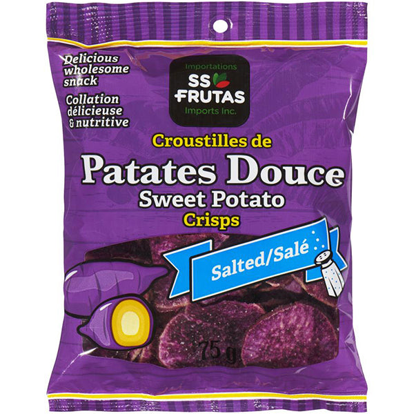Ss Frutas Sweet Potato Crisps Salted 75 g
