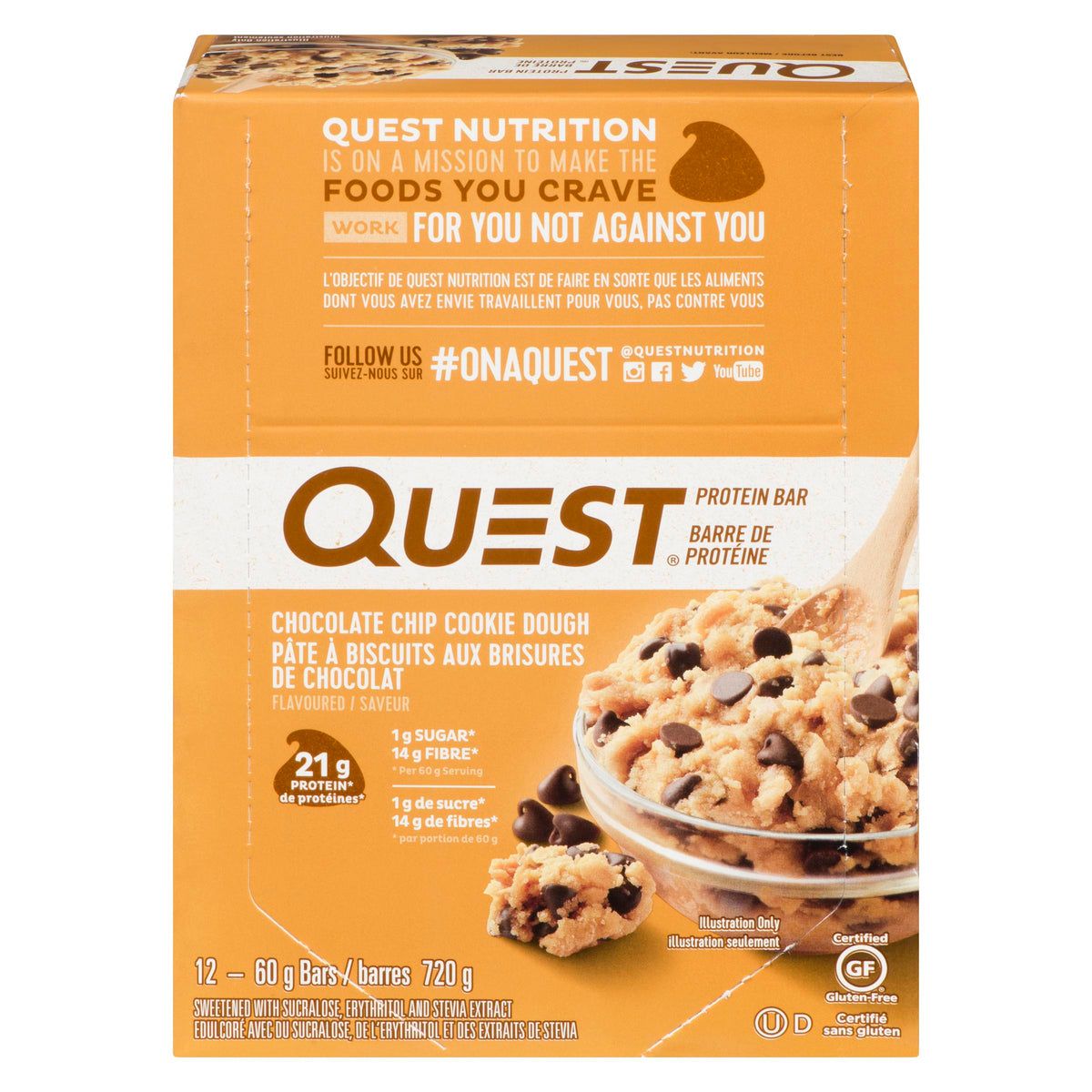 Quest Choc Chip Cookie Dough 60 g