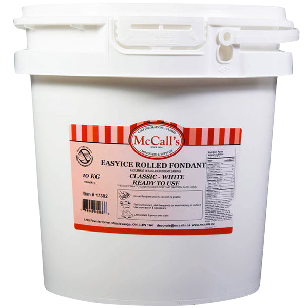 Mccalls Easy Ice Rolled White Fondant 10 kg