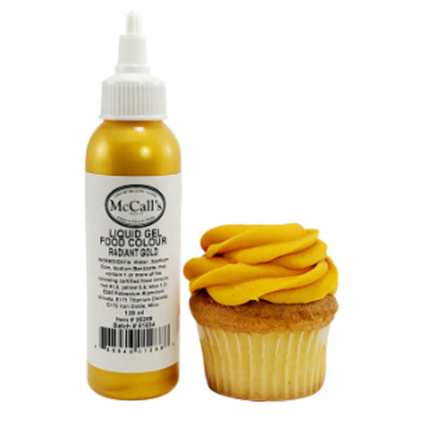 Mccalls Liquid Gel Food Colour Golden Yellow 250 mL