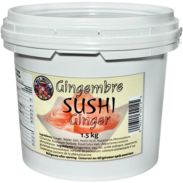 Bella Sweetie Sushi Ginger Pickled Gari 1.5 kg
