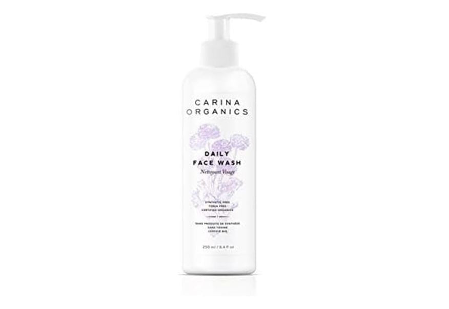 Carina Organics Unscented Face Wash, 250ml, White