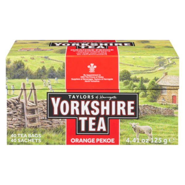 Yorkshire Tea Black Orange Pekoe 5x40 Ctx125 g