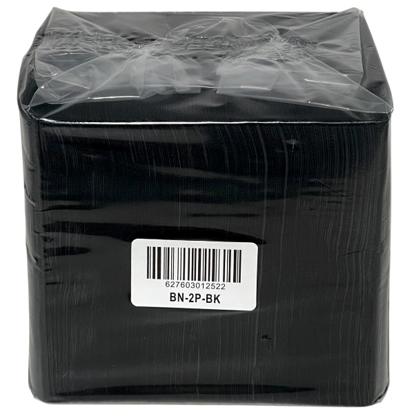 Maher 2PLY Beverage Napkin Black 200 ct