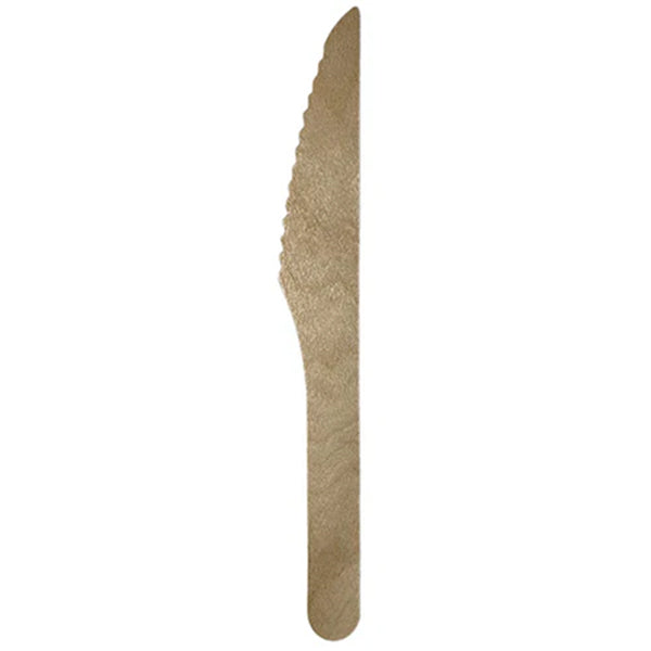 ECO+ Knive Birchwood Standard 165MM X 22 Mm 100 ct