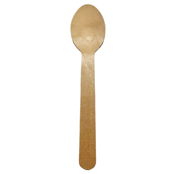 ECO+ Spoon Birchwood Standard 165MM X 22 Mm 100 ct