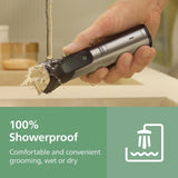 Philips , All-in-One 9000 Series 23-Piece Trimmer - Electric Shaver and Clipper for Face, Beard, Head & Body, , Stainless Steel