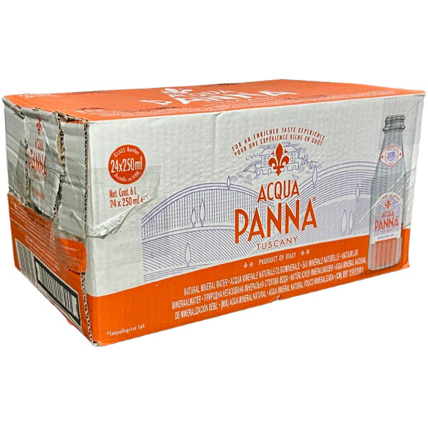 Acqua Panna Natural Spring Water Glass 4x6x250 mL