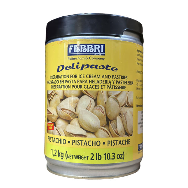Fabbri 1905 Delipaste Pistachio F Fine Tins 1.2 kg