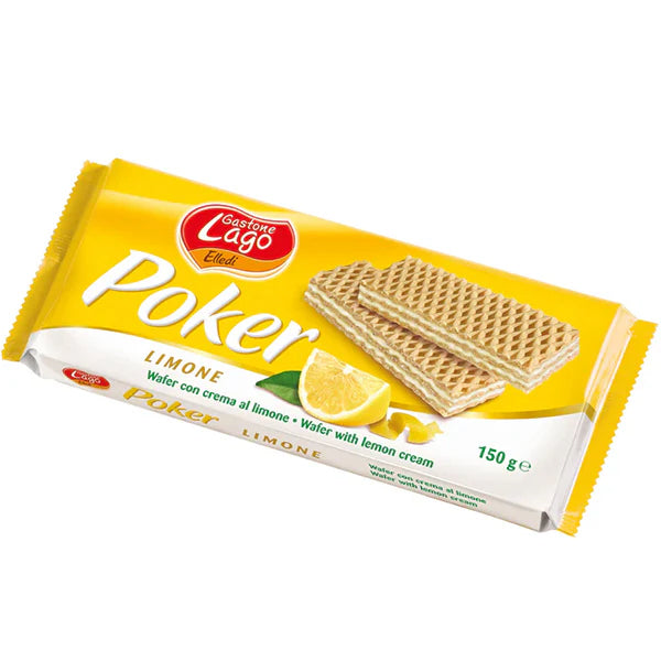 LAGO Poker Wafer Lemon 150 g